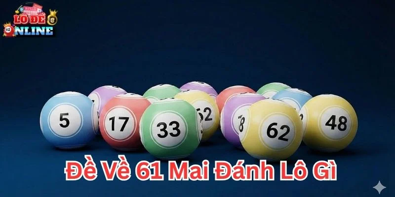 Đề về 61 mai đánh lô gì theo kinh nghiệm người chơi