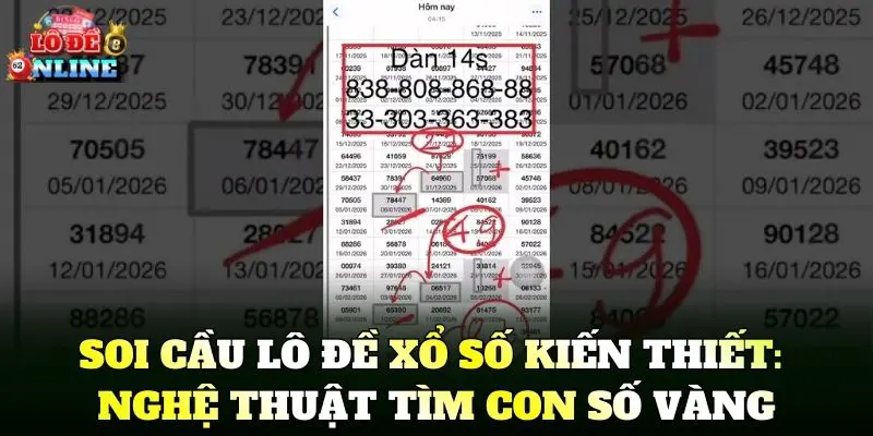 Soi Cầu Lô Đề Xổ Số Kiến Thiết: Nghệ thuật tìm con số vàng