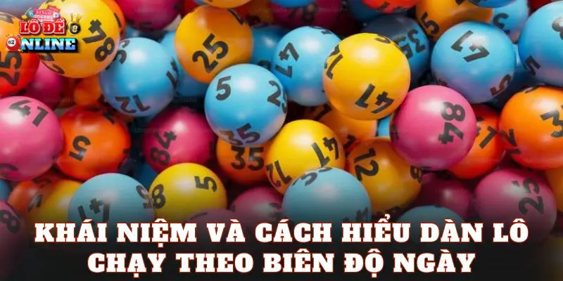 Khái niệm và cách hiểu dàn lô chạy theo biên độ ngày
