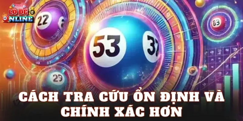 Cách tra cứu ổn định và chính xác hơn