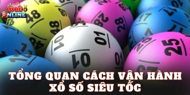 Tổng quan cách vận hành xổ số siêu tốc